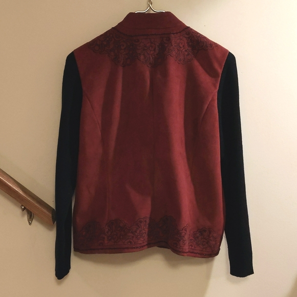 Coldwater Creek Faux Suede Jacket Top - Picture 3 of 9
